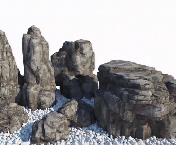Modern Rockery Waterscape-ID:690866958