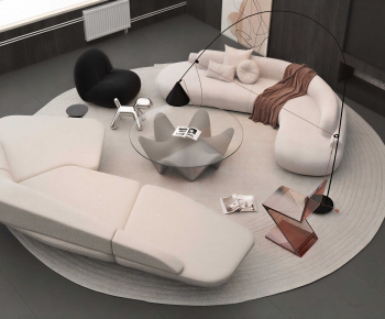 Modern Curved Sofa-ID:685038092