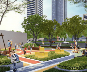 Modern Park Landscape-ID:273436077