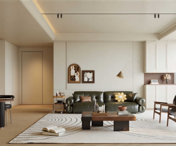Modern A Living Room-ID:490762955
