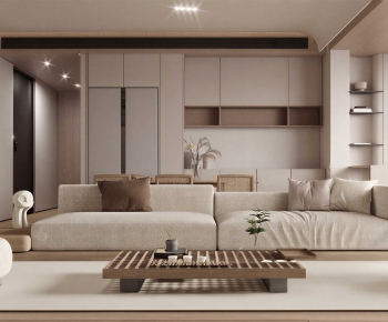 Modern A Living Room-ID:618395098