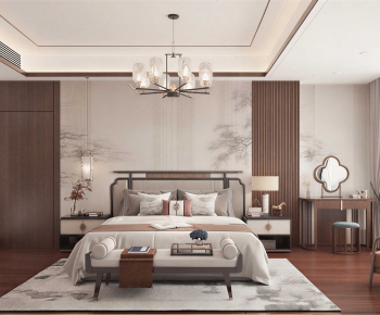 New Chinese Style Bedroom-ID:188085088