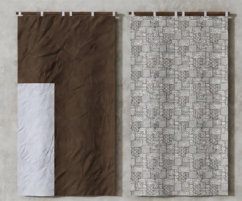 Wabi-sabi Style Door Curtain-ID:315202003