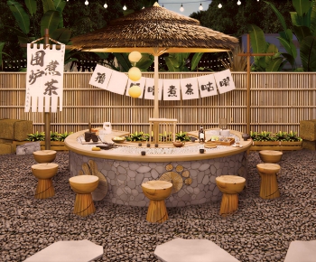 New Chinese Style Courtyard/landscape-ID:954596045