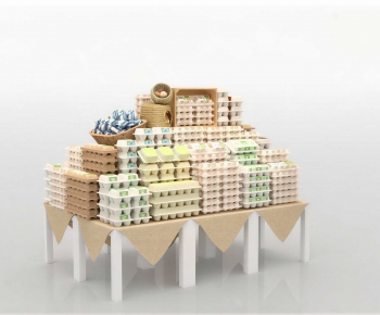 Modern Supermarket Shelf-ID:393510103