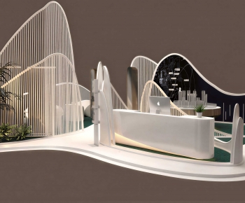 Modern Exhibition Hall-ID:993499041