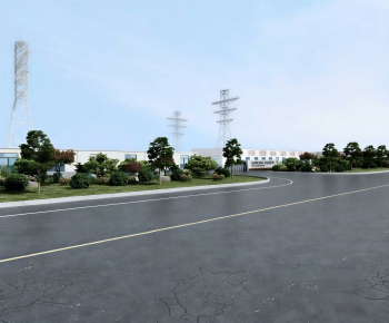 Modern Building Component-ID:591423997