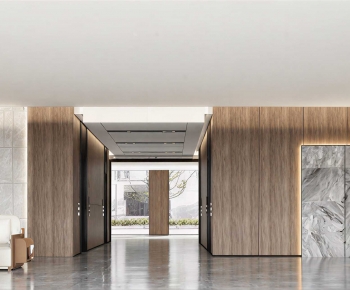 Modern Office Reception Desk-ID:525634059