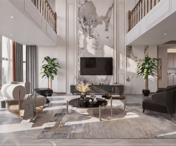 Modern A Living Room-ID:420533904