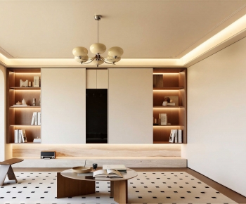 Modern A Living Room-ID:990346917
