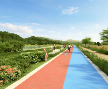 Modern Park Landscape-ID:883990057