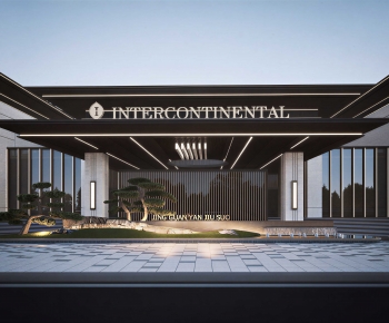 Modern Appearance Of Commercial Building-ID:881576066