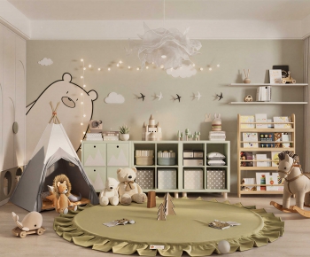 Modern Children's Room Activity Room-ID:708247903