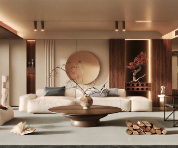 New Chinese Style A Living Room-ID:274913073