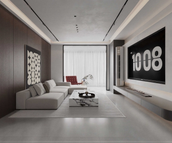 Modern A Living Room-ID:395704037