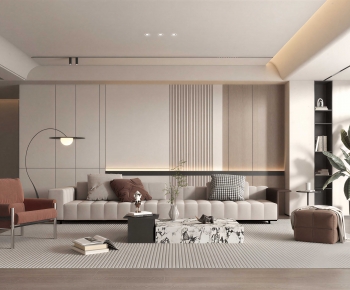 Modern A Living Room-ID:694980644