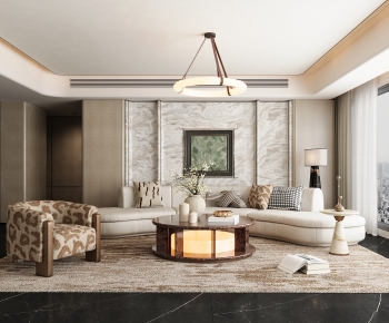 Modern A Living Room-ID:975761894