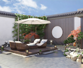 New Chinese Style Courtyard/landscape-ID:945728066
