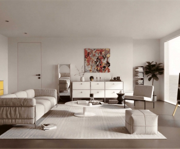 Modern A Living Room-ID:537220954