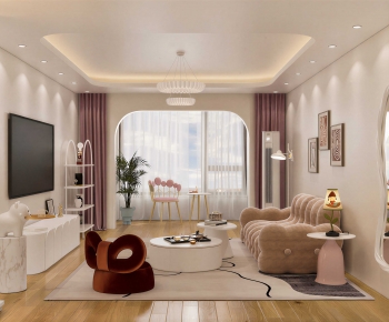 Modern A Living Room-ID:177427058