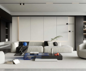 Modern A Living Room-ID:570955049