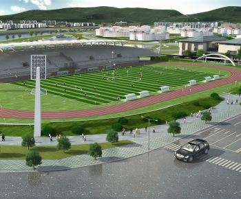 Modern Outdoor Sports Stadium-ID:759352929