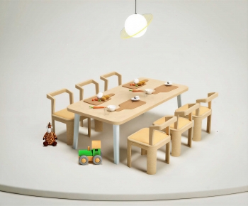 Modern Children's Table/chair-ID:643682003