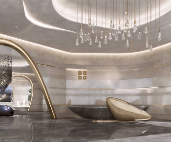 Modern Office Reception Desk-ID:553662064