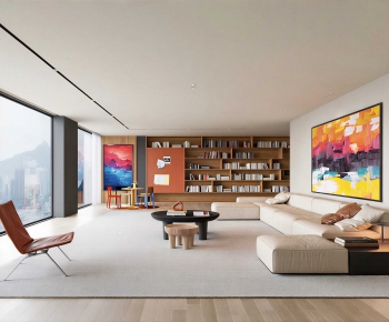 Modern A Living Room-ID:486655006