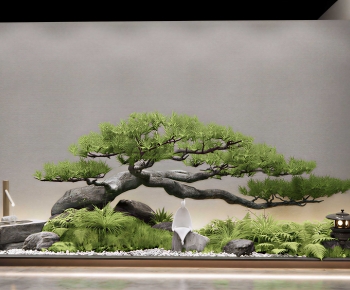 Japanese Style Plant Landscaping-ID:601825953