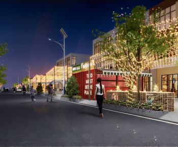 Modern Commercial Street-ID:707993034