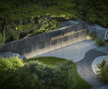 New Chinese Style Rockery Waterscape-ID:893332005