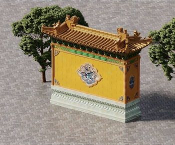 Chinese Style Landscape Wall-ID:235898976