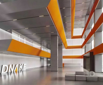 Modern Office Reception Desk-ID:138655909