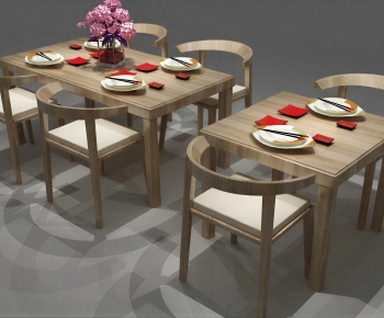 Modern Dining Table And Chairs-ID:891190056