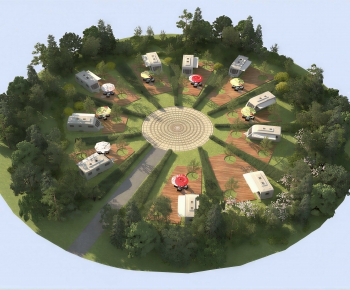 Modern Architectural Bird's-eye View Planning-ID:193351982