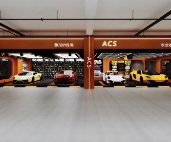 Modern Automobile Repair Shop-ID:921854976