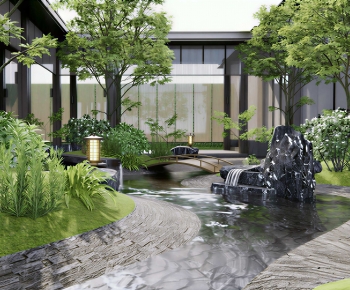 Japanese Style Courtyard/landscape-ID:780890949