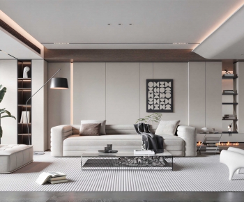 Modern A Living Room-ID:847801925
