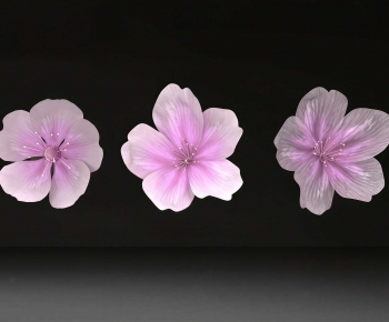 Modern Flowers And Grass-ID:614249944