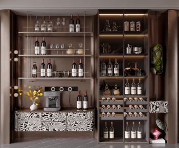 Modern Wine Cabinet-ID:641372922