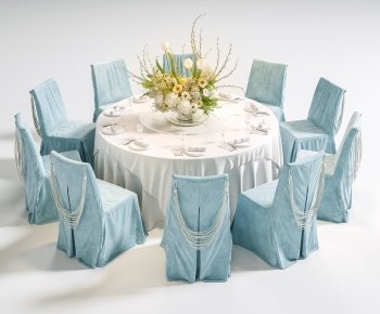 Modern Dining Table And Chairs-ID:450917962