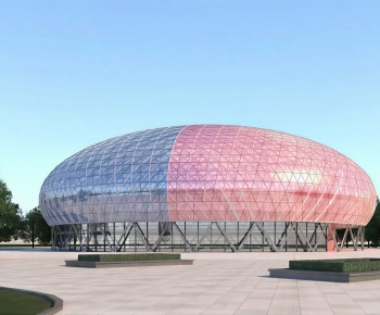 Modern Architecture Of Artistic Style-ID:882293942