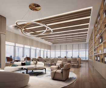 Modern Reception Area-ID:557473908