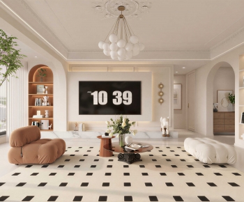 Modern A Living Room-ID:304481031