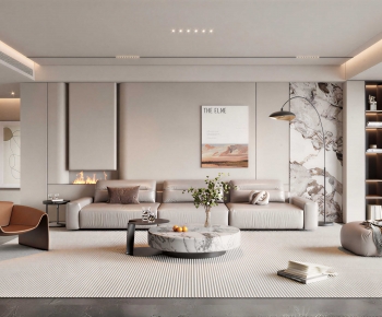 Modern A Living Room-ID:581290019