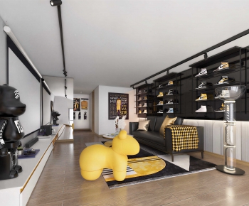 Modern A Living Room-ID:965336084