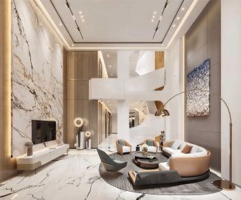 Modern A Living Room-ID:166352991