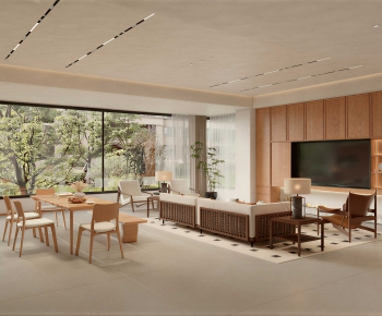 Modern A Living Room-ID:312484034