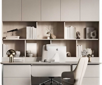 Modern Computer Desk And Chair-ID:816433911